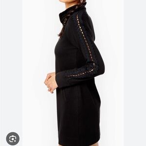 Lilly Pulitzer Black Dress with Gold Zipper small